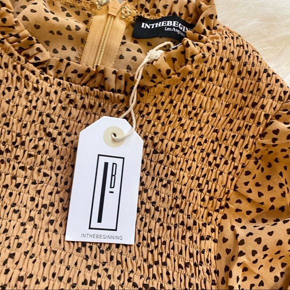 BNWT Heart Print Mini Dress - Picture 5 of 6